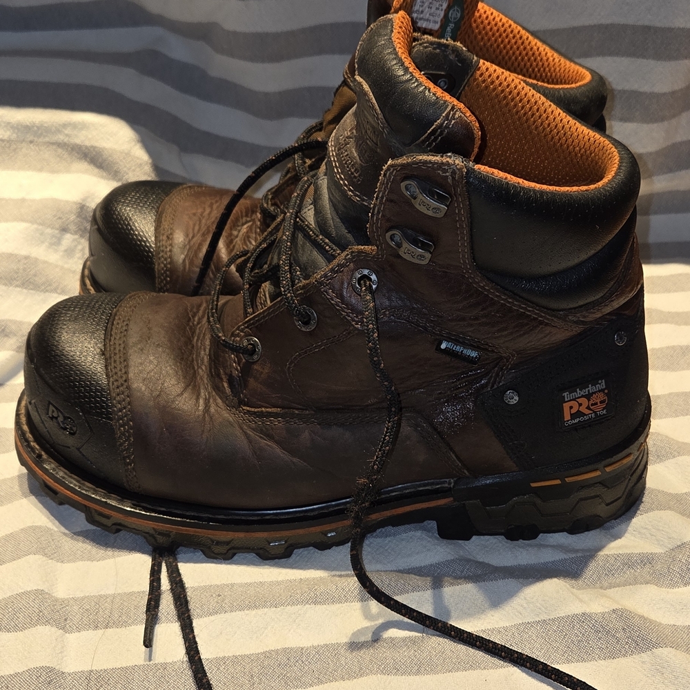 Timberland PRO Men's Dark Brown Safety Boots